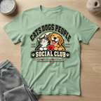 Cats & Dogs People Graphic T‑Shirt
