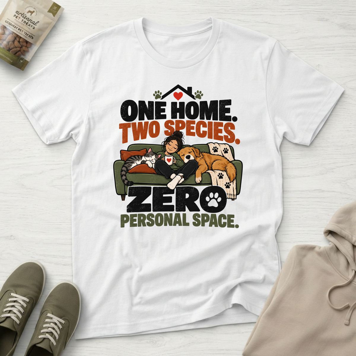One Home. Two Species. T-Shirt