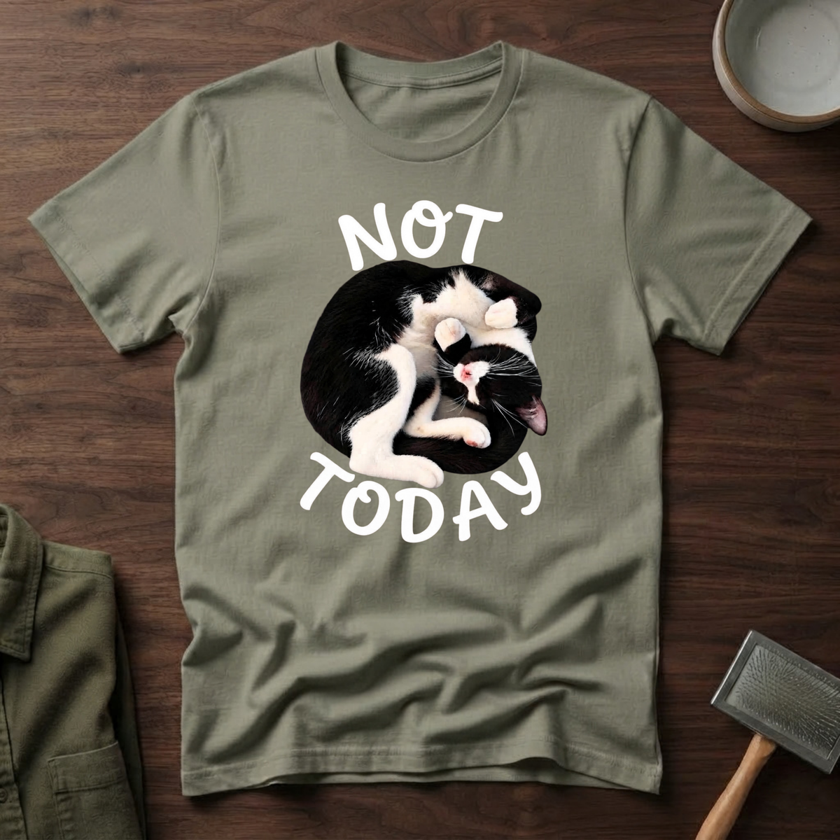 Not Today Cat T-Shirt