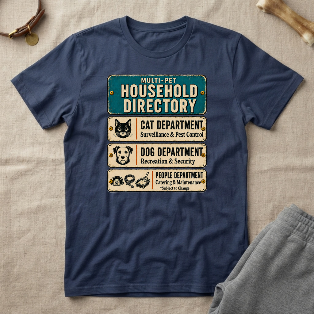 Household Directory Sign T-Shirt