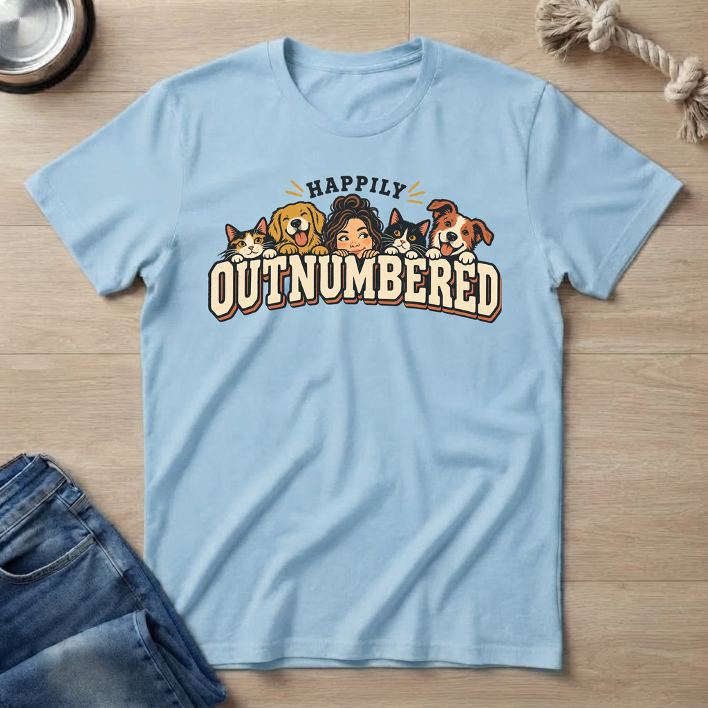 Happily Outnumbered T-Shirt