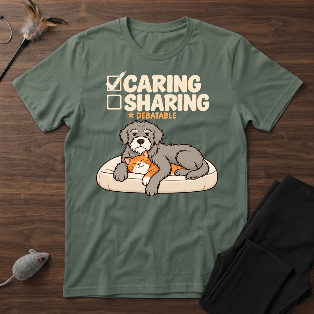Caring YES, Sharing Debatable T-Shirt