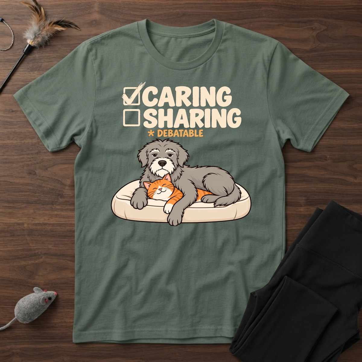 Caring YES, Sharing Debatable T-Shirt