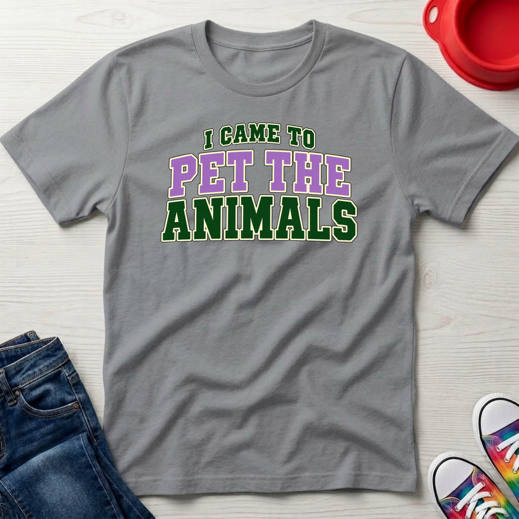 I Came To Pet The Animals Kids T-Shirt