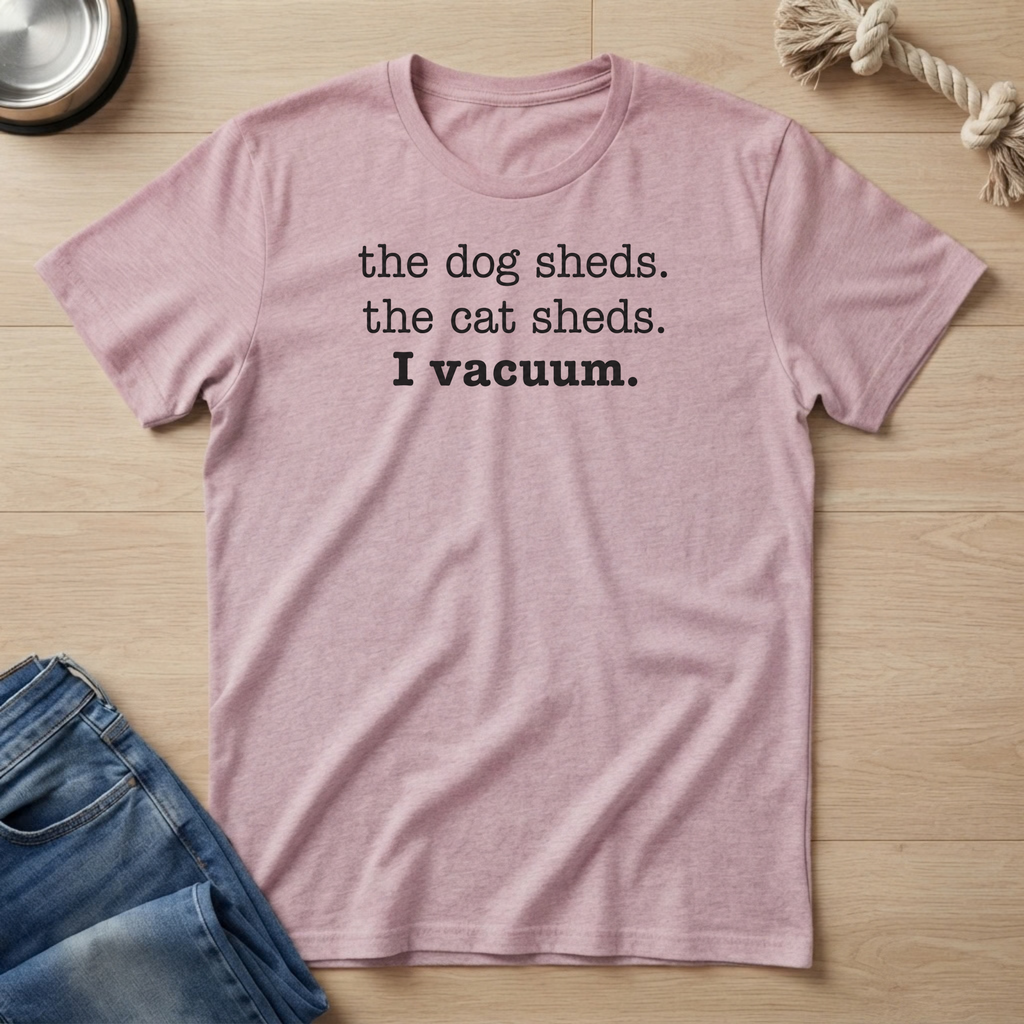 Pets Shed, I vacuum. T-Shirt