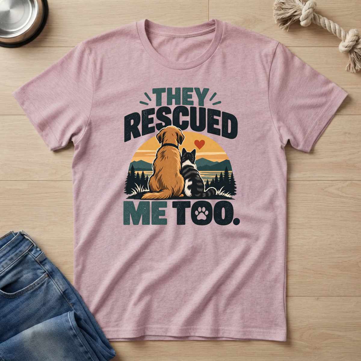 They Rescued Me Too V3 T-Shirt