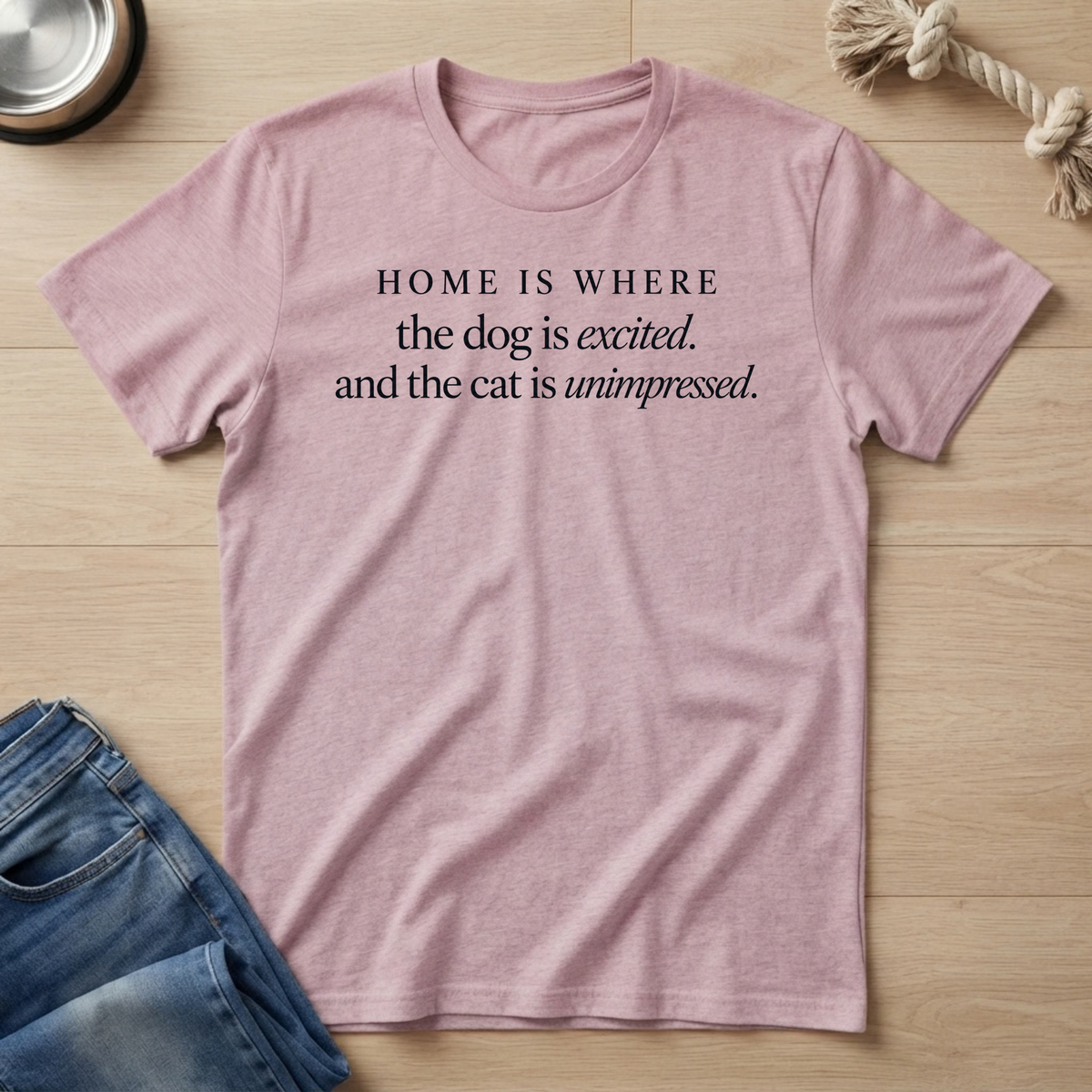 Dog & Cat Home V2 T-Shirt