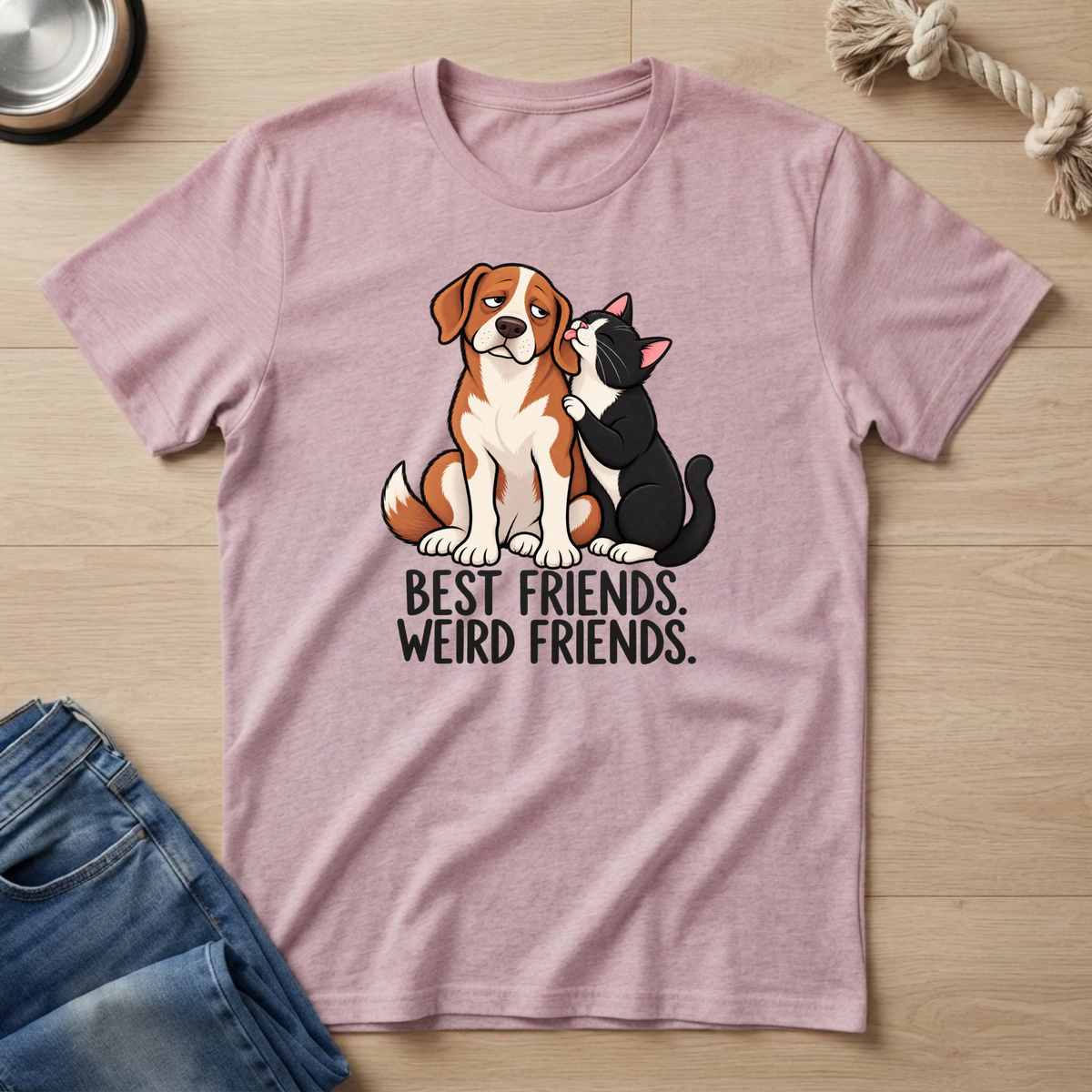 Best Friends. Weird Friends. T-Shirt