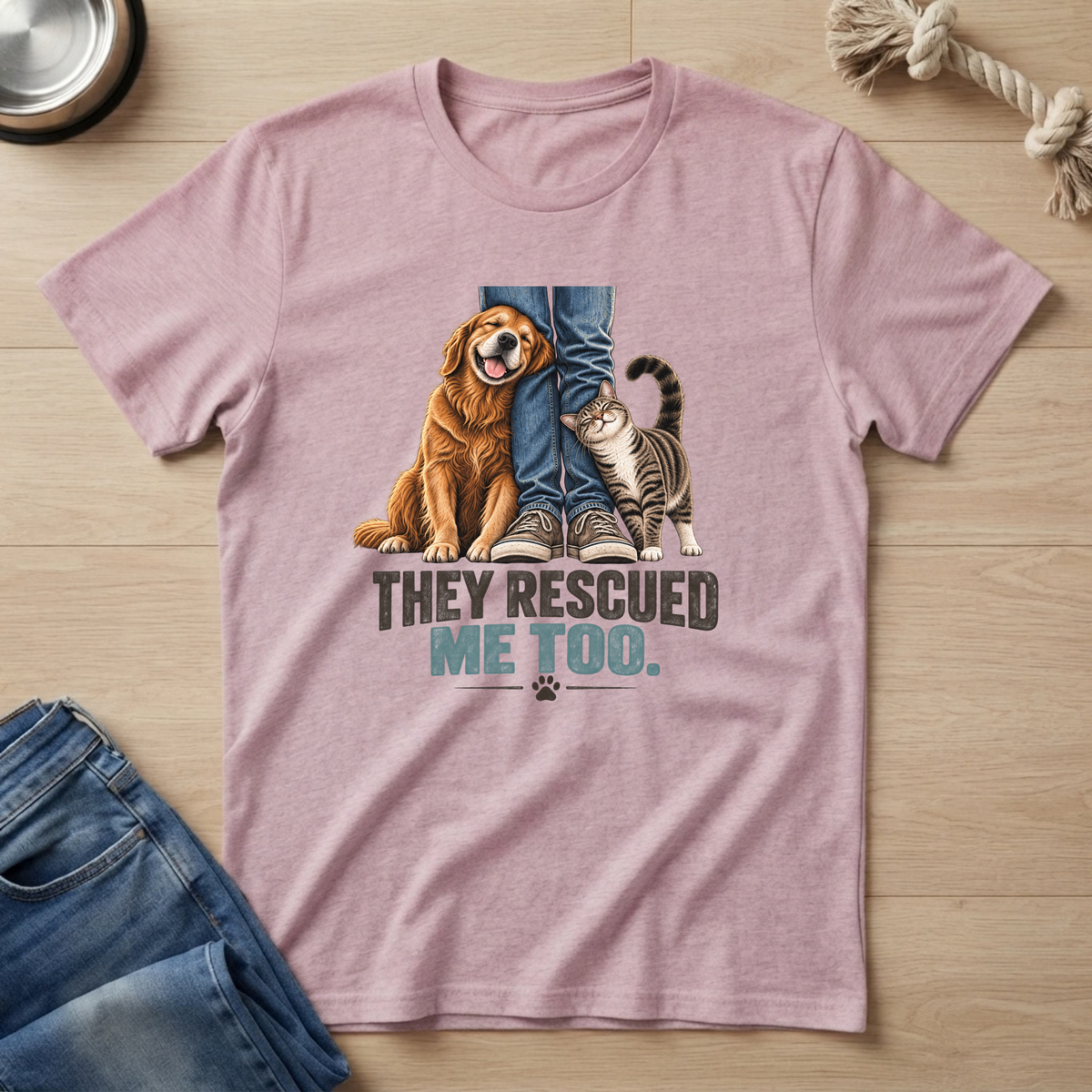 They Rescued Me Too T-Shirt