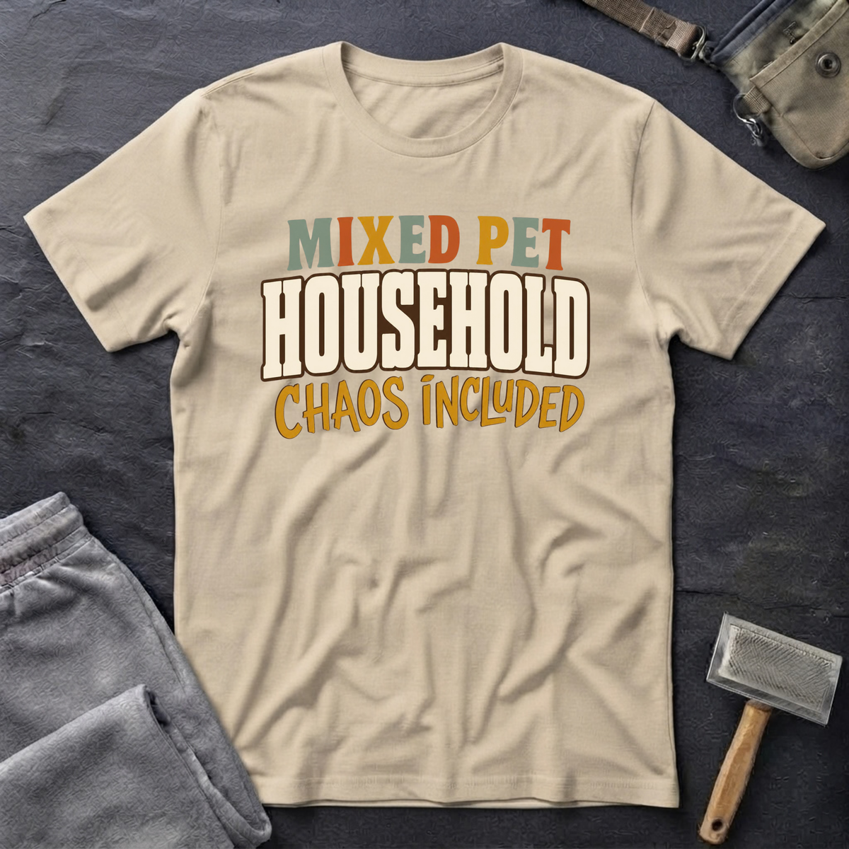 Mixed Pet Household T‑Shirt