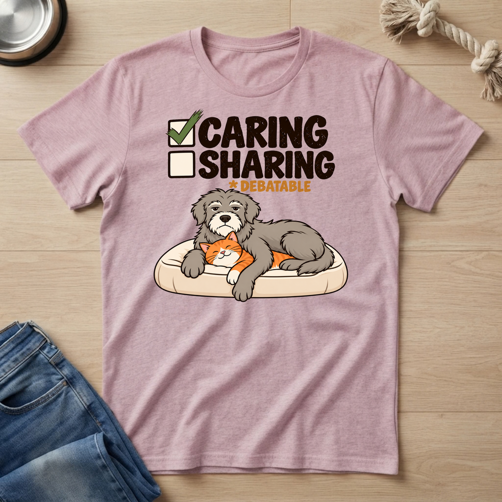 Caring YES, Sharing Debatable T-Shirt