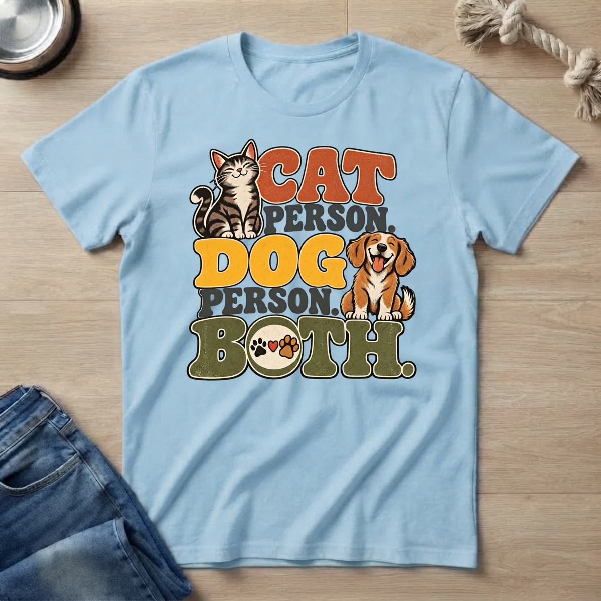 Cat Person Dog Person T-Shirt