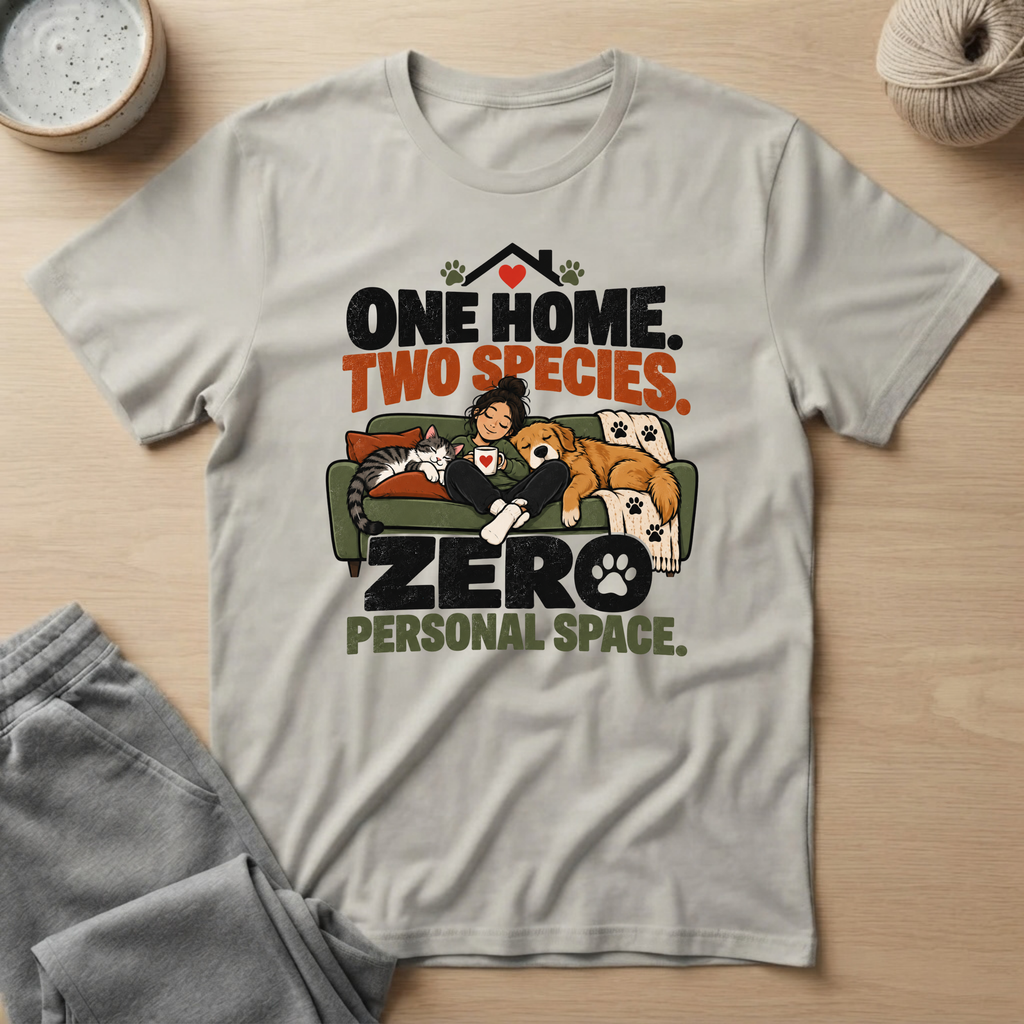 One Home. Two Species. T-Shirt