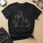 Dancing Dog and Cat Mom T-Shirt