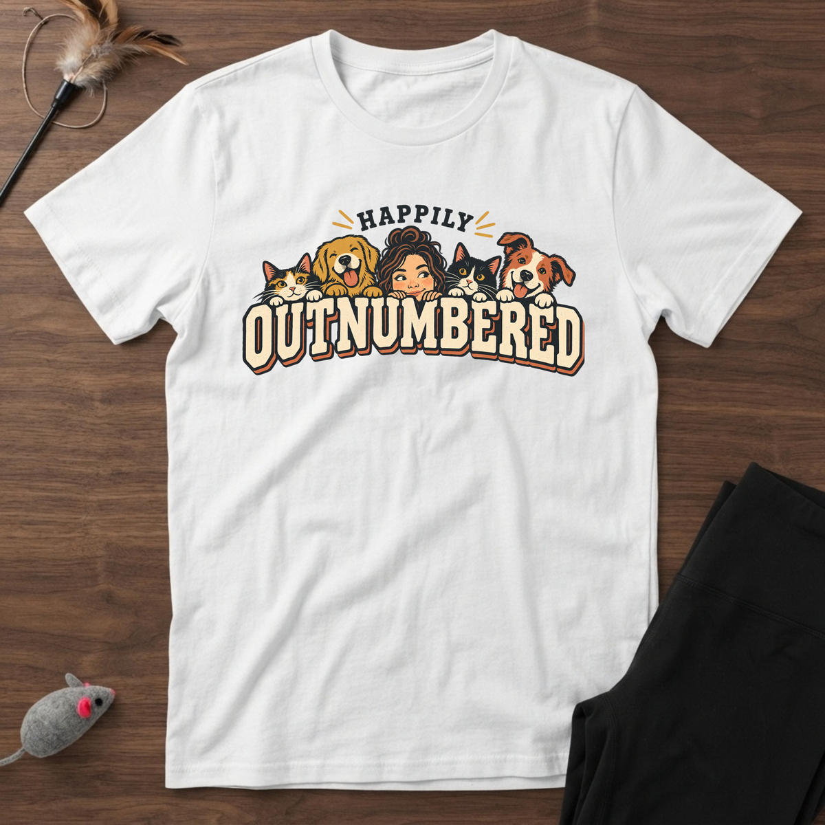 Happily Outnumbered T-Shirt