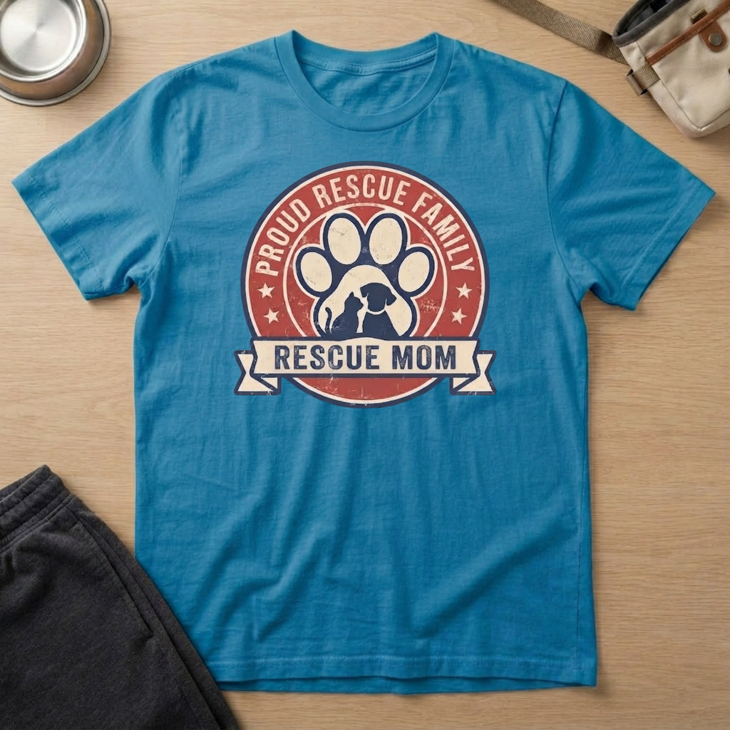 Rescue Family Mom T-Shirt