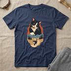 Cat Outdoor Custom T-Shirt