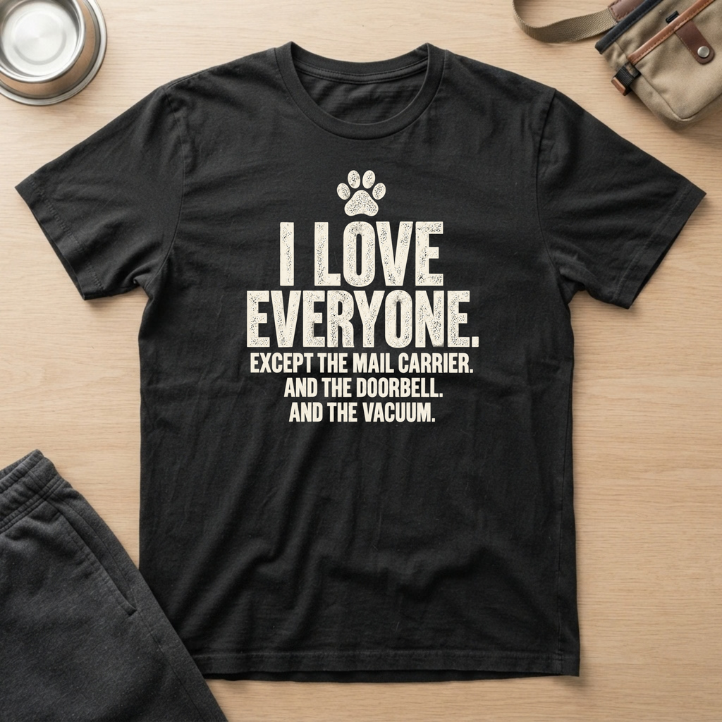 I Love Everyone Funny Pet T-Shirt