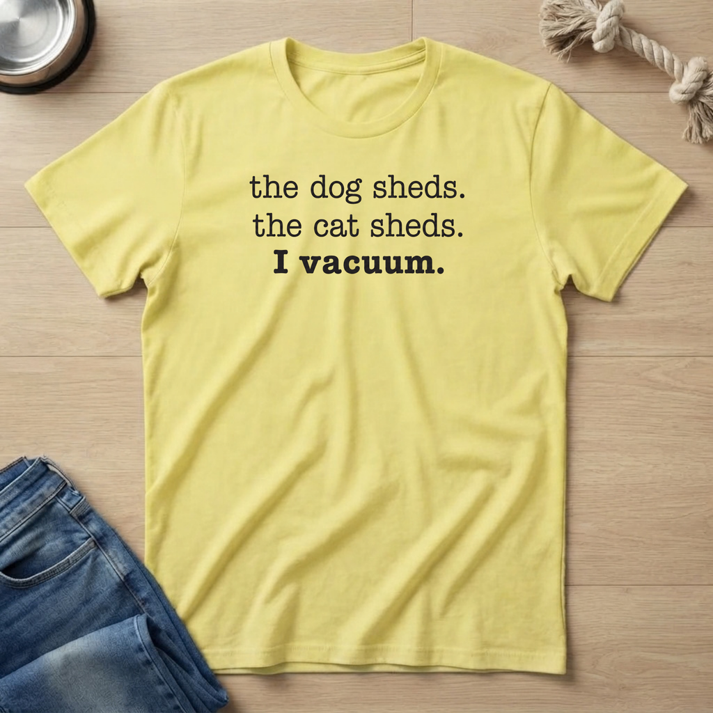 Pets Shed, I vacuum. T-Shirt