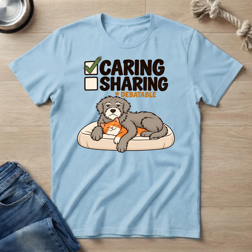 Caring YES, Sharing Debatable T-Shirt