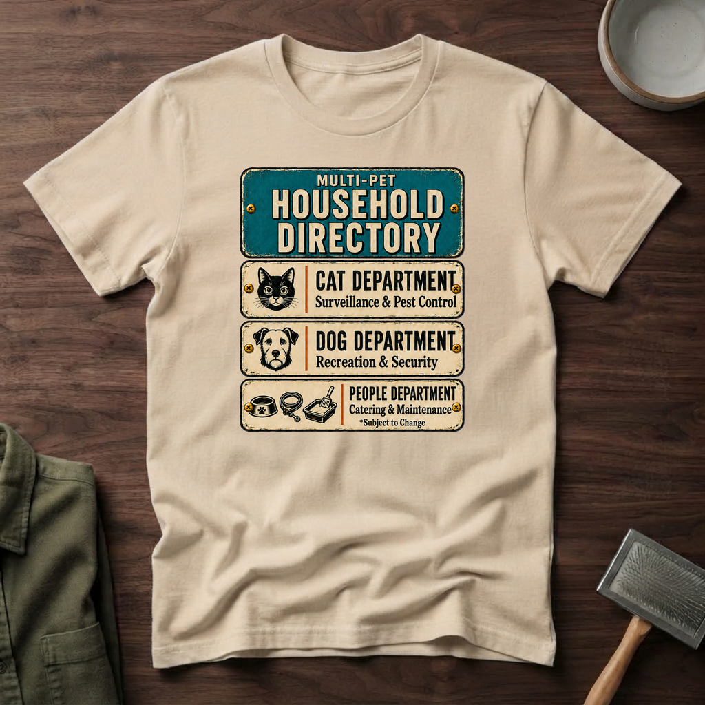 Household Directory Sign T-Shirt