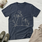 Dancing Dog and Cat Mom T-Shirt