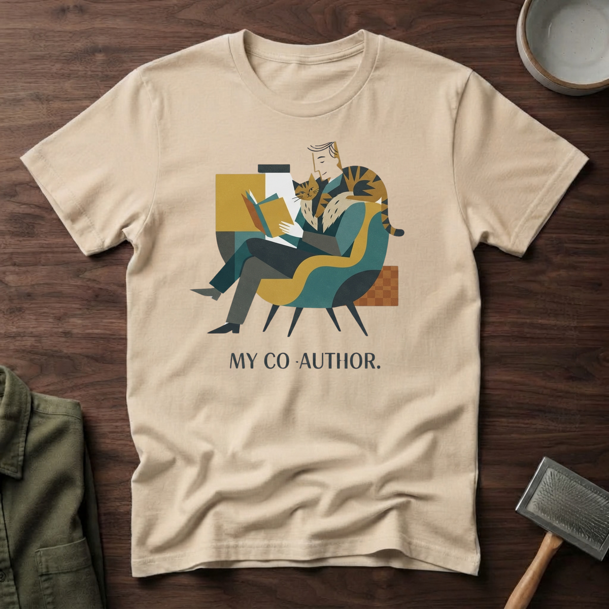 My Co-Author Cat T-Shirt