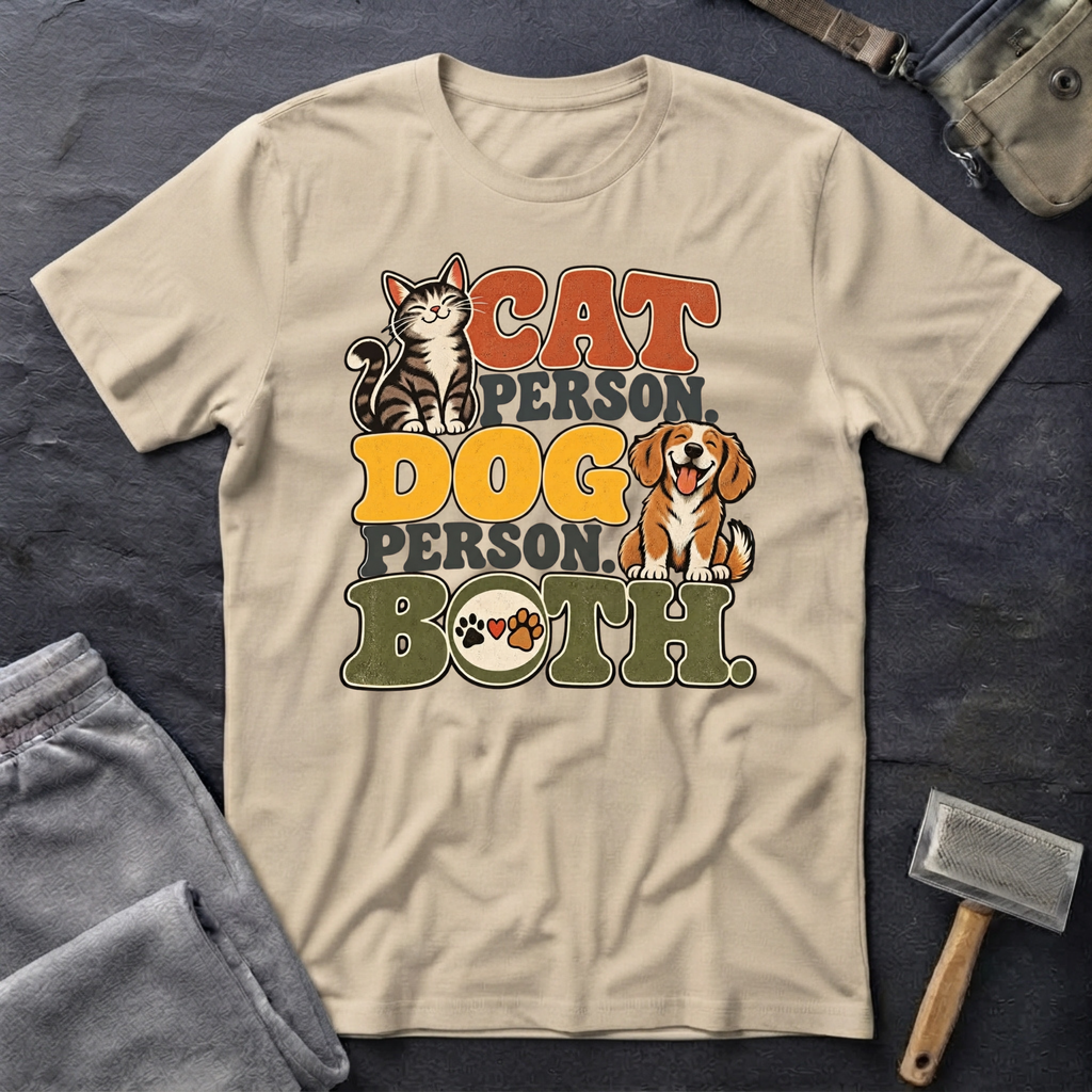 Cat Person Dog Person T-Shirt