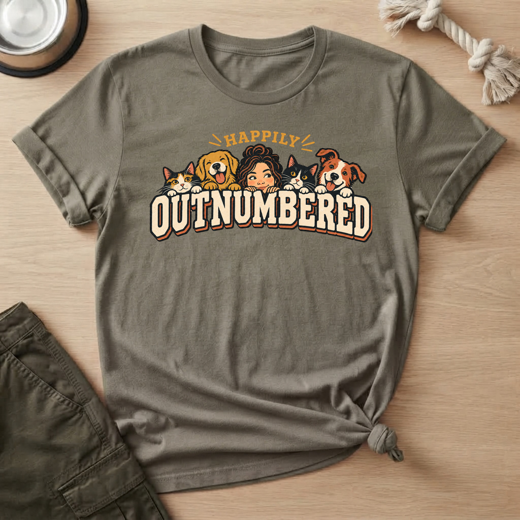 Happily Outnumbered T-Shirt