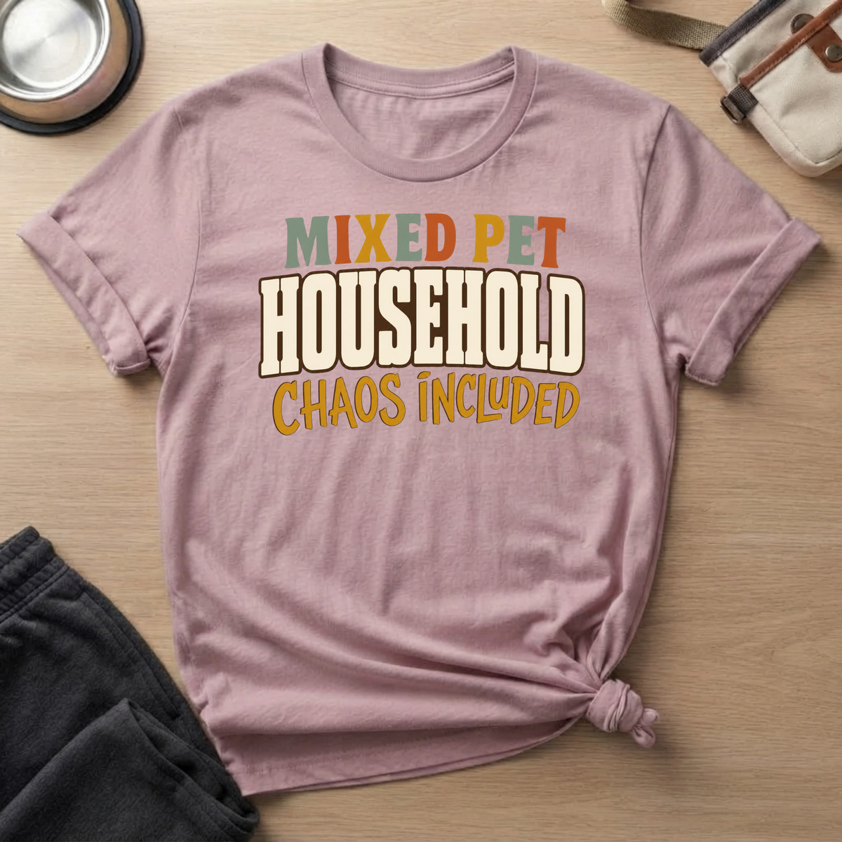 Mixed Pet Household T‑Shirt