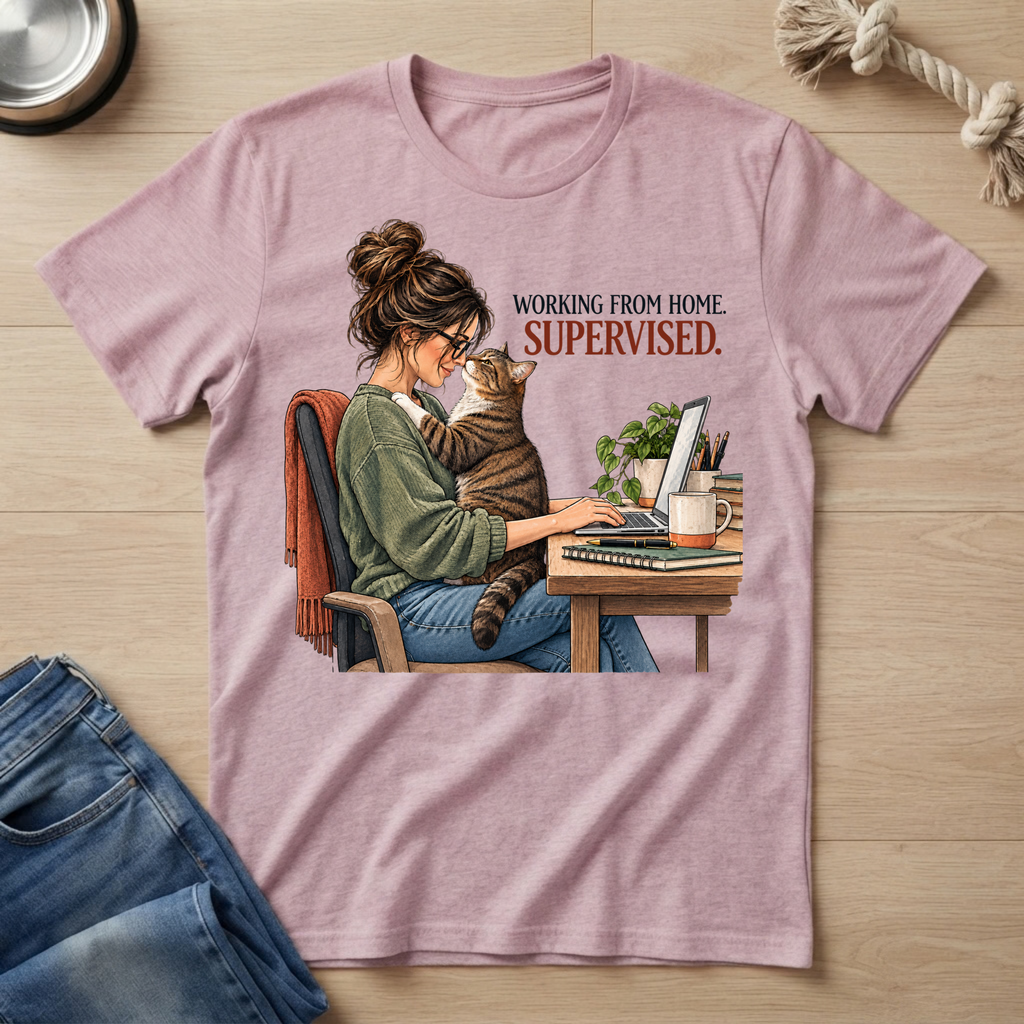 Cat Supervised T‑Shirt